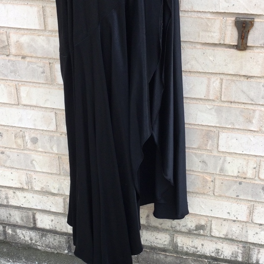Jessica McClintock long form fit thigh slit dress - Picture 6 of 10